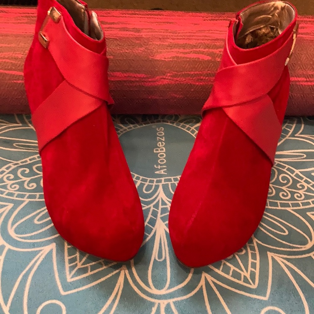 Beautiful red booties